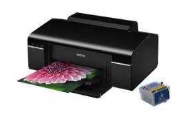 Кольоровий принтер Epson Stylus Photo P50 з ПЗК та чорнилом