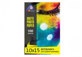 Матовая фотобумага INKSYSTEM 230g, 10x15, 100 л. для печати на Epson WorkForce Pro WF-5110DW