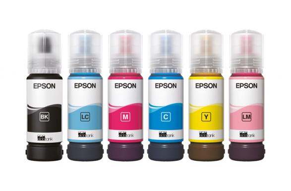 изображение Оригінальне чорнило для Epson L8050 (70 мл, 6 кольорів)