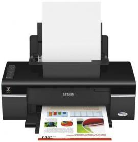 Кольоровий принтер Epson WorkForce 40 з ПЗК та чорнилом