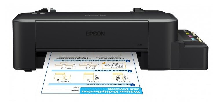 Как вставить бумагу в принтер epson l120